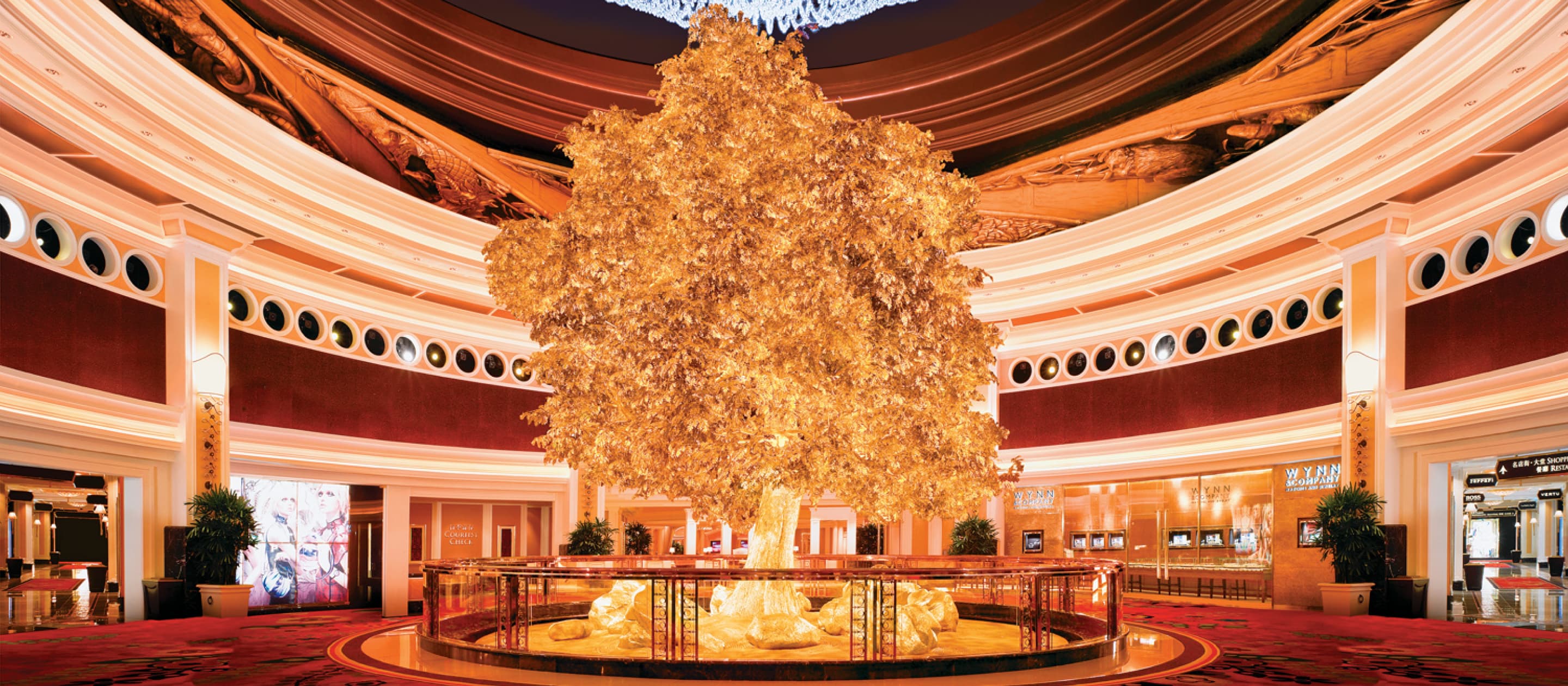 永利酒店音乐喷泉表演